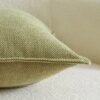 Unyqoos® Set van twee zachte lichtgroene kussenhoezen voor moderne woondecoratie