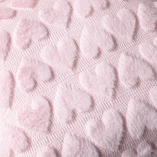 Unyqoos® Set van 2 romantische sierkussenslopen met hartdecoratie voor esthetische kamerdecoratie en comfort