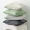 Unyqoos® Kussensloop Set van 2 in Zacht Corduroy Fluweel, 40 x 40 cm, Crèmekleurig Design voor Woon- en Slaapkamer