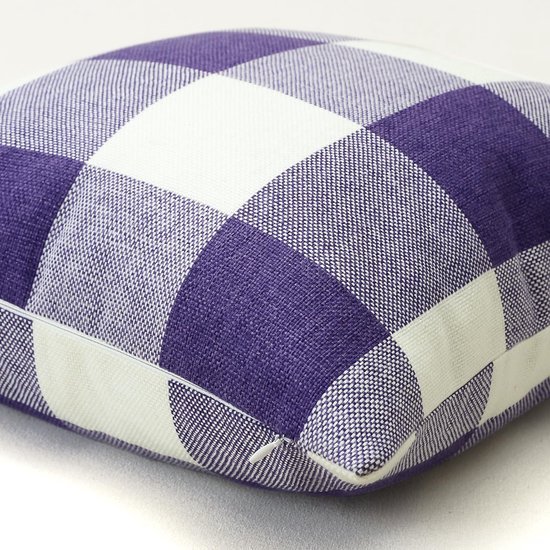 Unyqoos® Stijlvolle paarse kussenhoes van zacht polyester voor woonkamer en slaapkamer