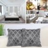 550x550-40243.jpg Unyqoos® Donkergrijze pluche kussenslopen set met boho-ruitpatroon voor stijlvolle inrichting
