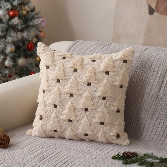 550x550-40248.jpg Unyqoos® Decoratieve rode kussensloop met kerstthema voor feestelijke bankdecoratie