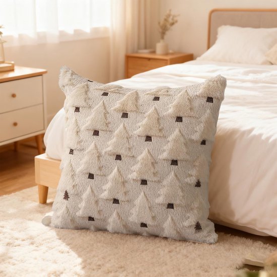 550x550-40249.jpg Unyqoos® Decoratieve rode kussensloop met kerstthema voor feestelijke bankdecoratie