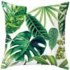 550x550-40268.jpg Unyqoos® Set van vier decoratieve kussenovertrekken van katoen en linnen met bladpatroon