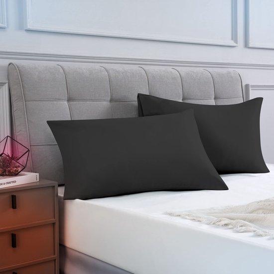 550x550-40296.jpg Unyqoos® Set van twee zachte microvezel kussenslopen in zwart voor ultiem slaapcomfort