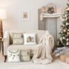 550x550-40342.jpg Unyqoos® Set van 4 decoratieve kerst kussenslopen met feestelijke wintermotieven