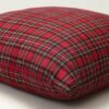 Unyqoos® Decoratieve tartan kussenhoes voor bank en slaapkamer in rood 30x50 cm
