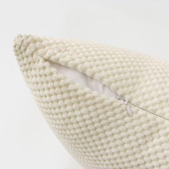 Unyqoos® Set van twee decoratieve kussenslopen in zacht fluweel met ritssluiting 40 cm x 40 cm