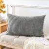 Unyqoos® Zachte en stijlvolle corduroy kussensloop voor decoratieve sierkussens