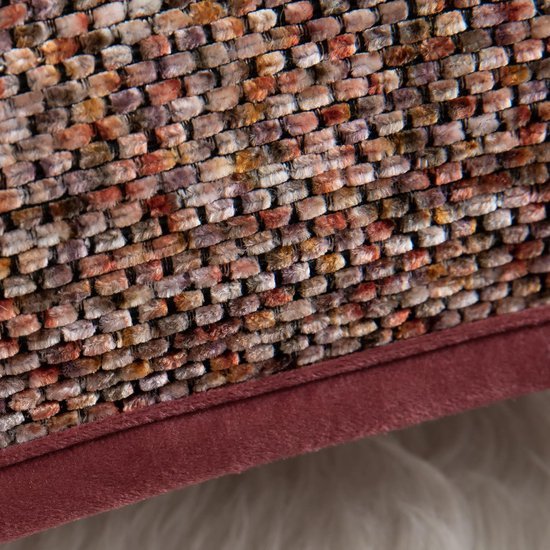 Unyqoos® Stijlvolle en comfortabele bordeauxrode kussenslopen met uniek tie-dye ontwerp