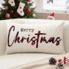 550x550-40520.jpg Unyqoos® Decoratieve kussenhoes met kerstprint voor een feestelijke sfeer in huis