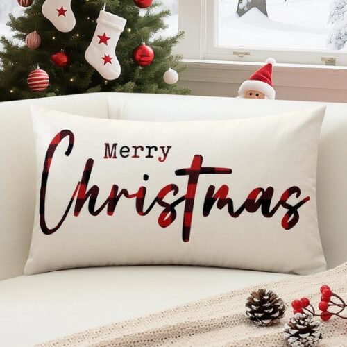 550x550-40520.jpg Unyqoos® Decoratieve kussenhoes met kerstprint voor een feestelijke sfeer in huis