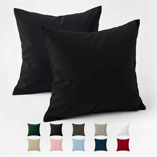 550x550-40540.jpg Unyqoos® Set van 2 ademende katoenen kussenslopen 80x80 cm voor ultiem slaapcomfort