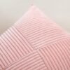550x550-40584.jpg Unyqoos® Decoratieve roze kussensloop van zacht corduroy met verborgen ritssluiting