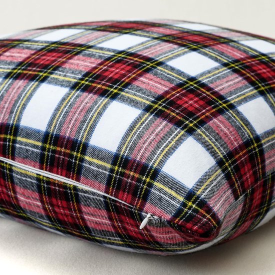 Unyqoos® Stijlvolle geruite kussenhoes 60 x 60 cm voor interieurdecoratie