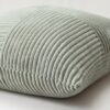 Unyqoos® Lichtgrijze kussensloop van corduroy met elegant kruisstrepenpatroon voor decoratie