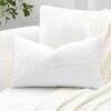 Unyqoos® Zachte Corduroy Kussensloop met Gestreept Patroon voor Stijlvol Interieur