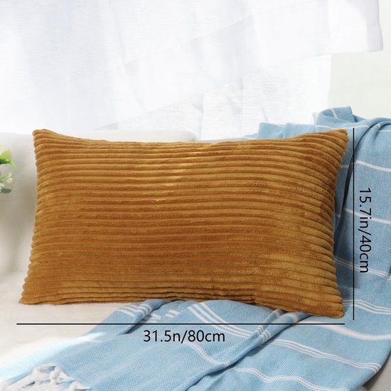 550x550-40707.jpg Unyqoos® Set van 2 Corduroy Kussenslopen voor Sierkussens in Diverse Kleuren