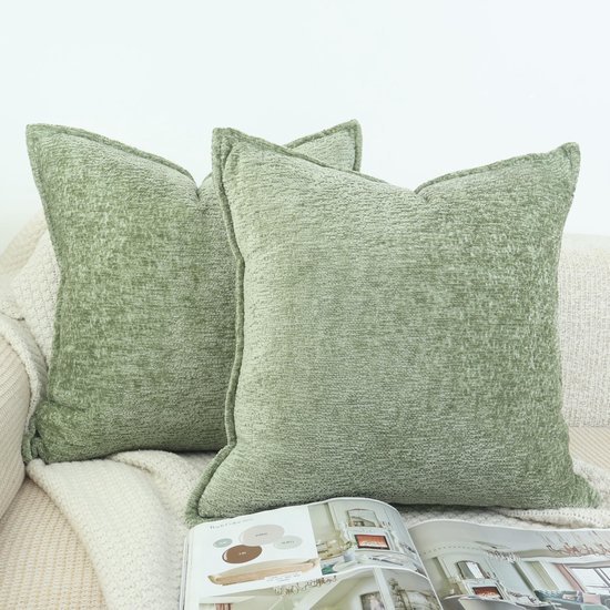 550x550-40758.jpg Unyqoos® Set van 2 decoratieve chenille kussenslopen 40x40 cm voor moderne en landelijke interieurs