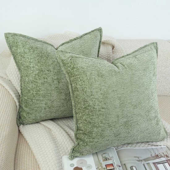 550x550-40759.jpg Unyqoos® Set van 2 decoratieve chenille kussenslopen 40x40 cm voor moderne en landelijke interieurs