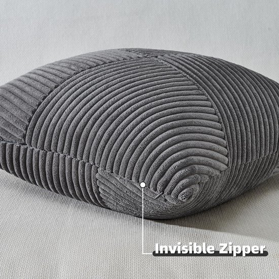 Unyqoos ® Set van 2 Elegante Corduroy Fluwelen Kussenhoezen met Geometrisch Windmolenontwerp voor Diverse Ruimtes