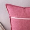 Unyqoos® Set van 2 Zachte Linnen Kussenhoezen voor Bank en Slaapkamer in Roze 40x40 cm