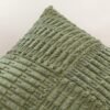 Unyqoos® Zachte Corduroy Kussensloop met Gestreept Patchwork Design voor Woonkamer