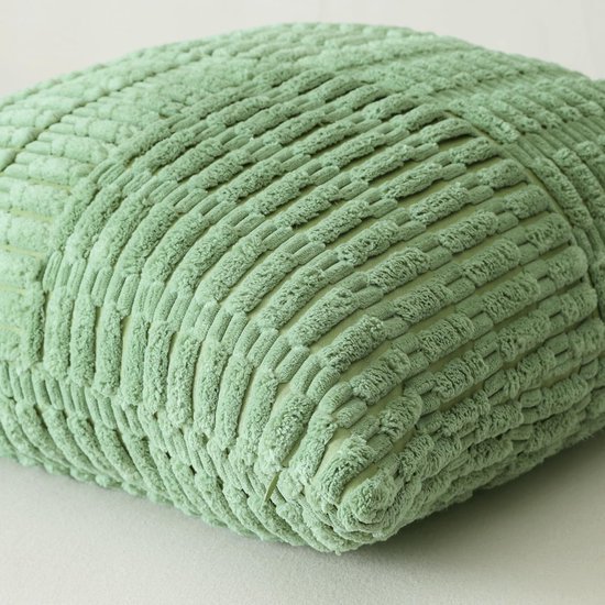 Unyqoos® Set van 2 sierlijke corduroy kussenslopen met streeppatroon voor diverse interieurstijlen