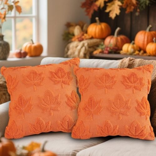 550x550-40846.jpg Unyqoos® Decoratieve kussenhoezen met herfst esdoornblad patroon set van twee