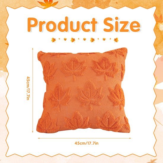 550x550-40847.jpg Unyqoos® Decoratieve kussenhoezen met herfst esdoornblad patroon set van twee
