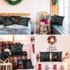 550x550-40853.jpg Unyqoos® Set van vier linnen kussenovertrekken met kerstmotieven voor feestelijke sfeer