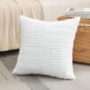550x550-40934.jpg Unyqoos® Set van 2 zachte corduroy kussenslopen met gestreept patroon voor diverse interieurstijlen