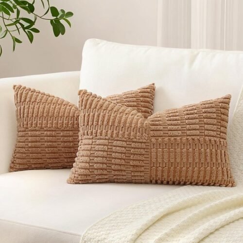 550x550-41054.jpg Unyqoos® Set van 2 decoratieve corduroy kussenslopen met boho strepenpatroon voor woonkamer