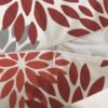 Unyqoos® Set van 2 decoratieve kussenslopen met dahlia-ontwerp voor binnen en buiten
