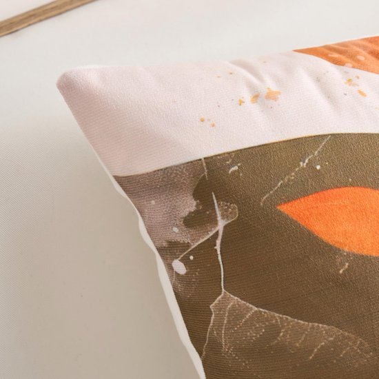 Unyqoos® Kussenhoezen Set van 2 Boho Stijl Abstracte Bladeren 45x45 cm voor Bank en Slaapkamer