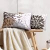Unyqoos® Decoratieve kussenhoezen met geometrisch bloemenpatroon voor binnen en buiten