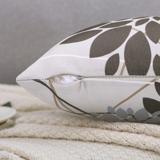Unyqoos® Decoratieve kussenhoezen met geometrisch bloemenpatroon voor binnen en buiten