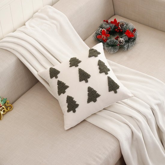 550x550-41116.jpg Unyqoos® Set van 2 decoratieve kussenhoezen met kerstboomontwerp voor binnengebruik