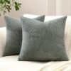 550x550-41134.jpg Unyqoos® Set van 2 Gestreepte Corduroy Kussenslopen voor Stijlvolle Woondecoratie
