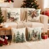 550x550-41193.jpg Unyqoos® Set van 4 decoratieve kussenslopen voor feestelijke kerstsfeer in huis