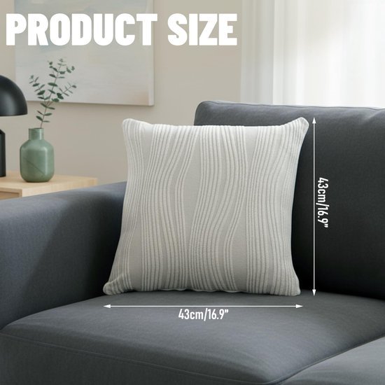 550x550-41201.jpg Unyqoos® Set van 2 decoratieve kussenhoezen van zacht pluche met ritssluiting 45x45 cm