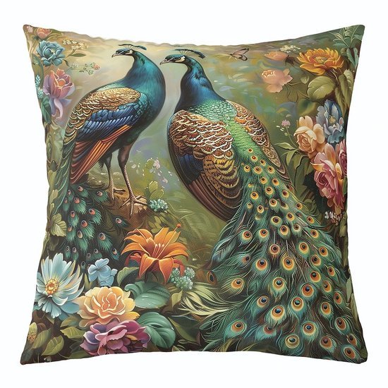 550x550-41213.jpg Unyqoos® Decoratieve kussenhoes met bloemen en vlinders voor binnen en buiten