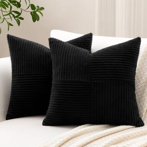 550x550-41232.jpg Unyqoos® Set van 2 stijlvolle corduroy kussenslopen met uniek gestreept patroon voor diverse interieurstijlen