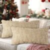 550x550-41252.jpg Unyqoos® Set van 2 decoratieve kerst kussenhoezen met winterse boomprint