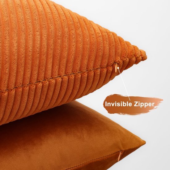 550x550-41338.jpg Unyqoos® Set van 4 decoratieve corduroy kussenslopen met verborgen ritssluiting