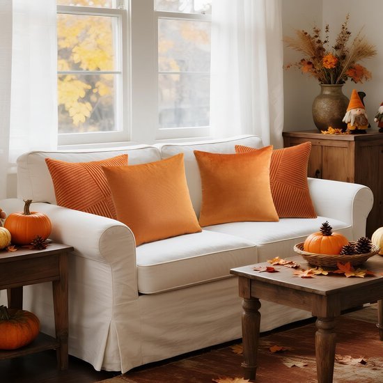 550x550-41340.jpg Unyqoos® Set van 4 decoratieve corduroy kussenslopen met verborgen ritssluiting