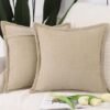 Unyqoos® Zachte chenille kussenhoezen met franjes voor een stijlvolle woonkamer