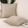 Unyqoos® Zachte chenille kussenhoezen met franjes voor een stijlvolle woonkamer