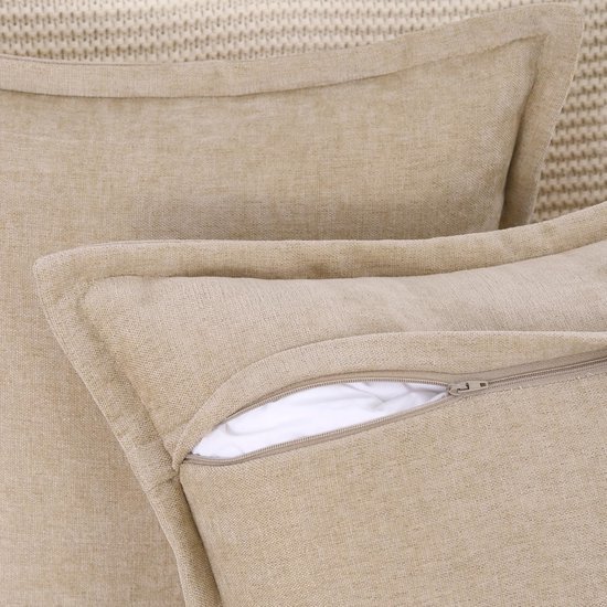 Unyqoos® Zachte chenille kussenhoezen met franjes voor een stijlvolle woonkamer
