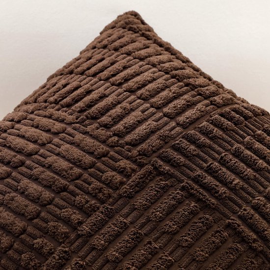 550x550-41437.jpg Unyqoos® Set van 2 zachte corduroy kussenslopen met gestreept design voor woondecoratie